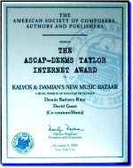 K&D Winner of 2000 ASCAP-Deems Taylor Award